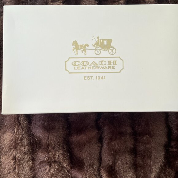 Coach Clutch Evening Elegant Satin W/Leather Python Print EUC - Picture 10 of 10